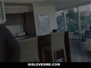 SisLovesMe - super-steamy Step-Sis Takes A huge manstick