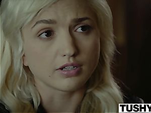 TUSHY.com kinky platinum-blonde assfuck boned by her Therapist